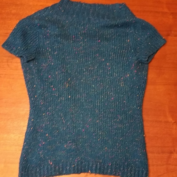 #050 Arizona Small Open Front Short Sleeve Cardigan - Picture 3 of 12